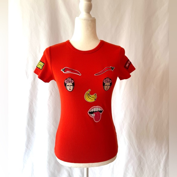 Tropicália Reworked Graphic Ribbed Tee - Picture 1 of 6